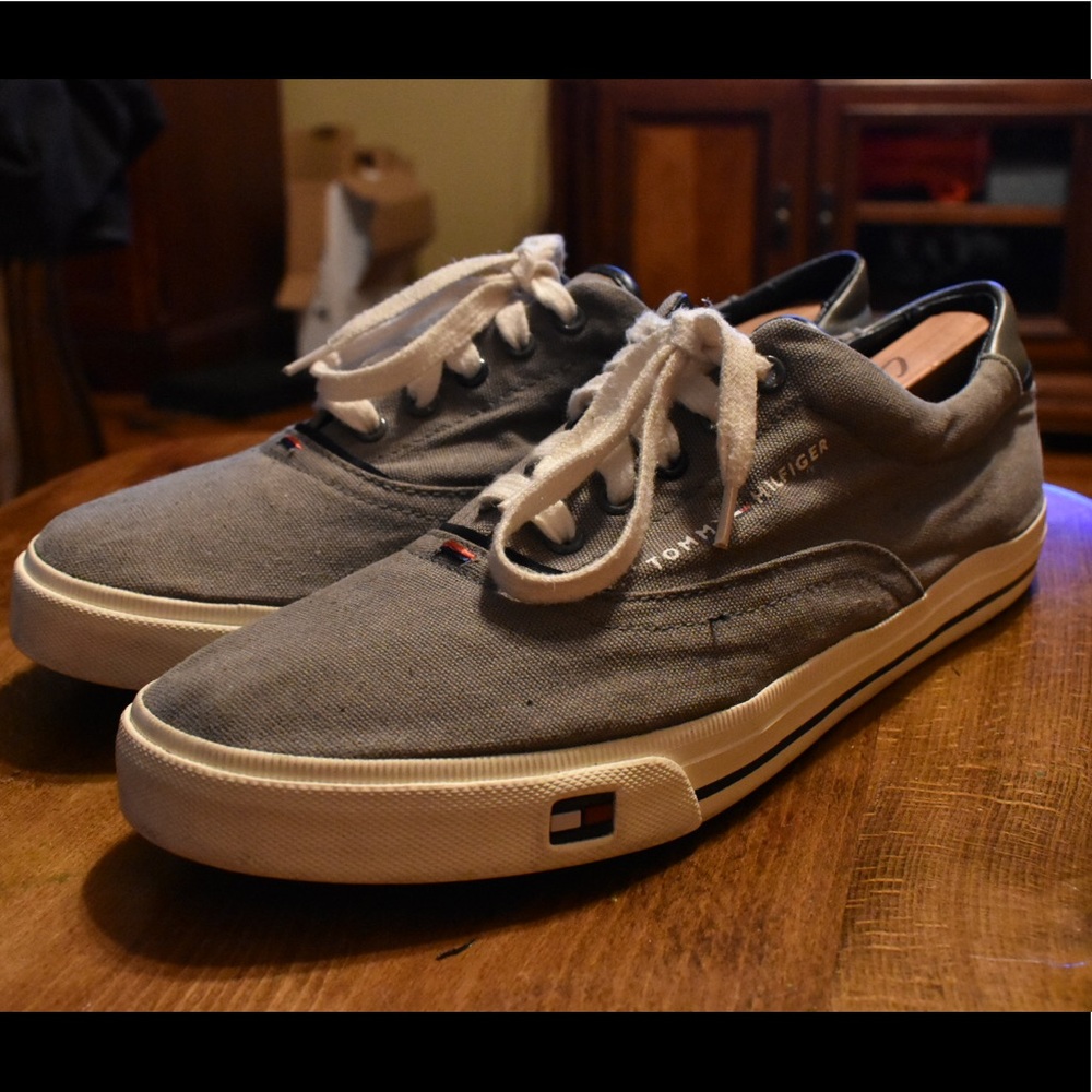 Tommy Hilfiger Canvas Sneakers Gray 12